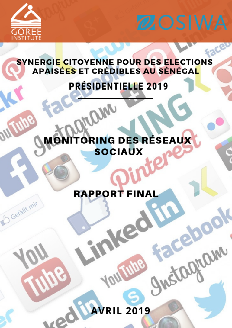 Monitoring des réseaux sociaux en période électorale - Rapport général