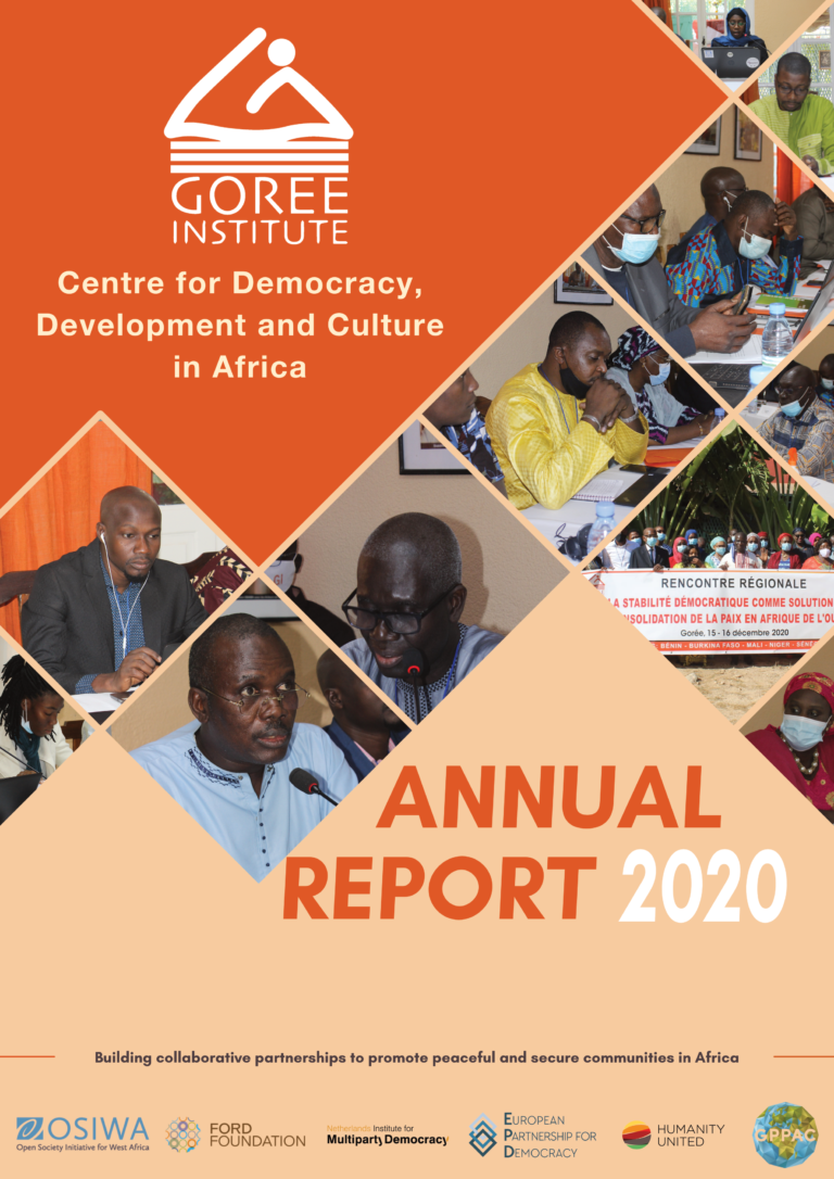 Rapport Annuel 2020 - Gorée Institute