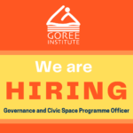 Gorée Institute - We are hiring