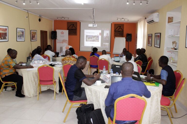 Retrecissement de lespace civique au Senegal les OSC au Goree Institute pour se renforcer 2
