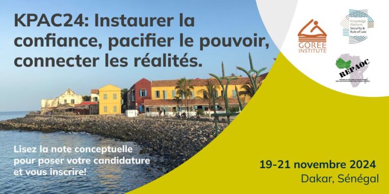 Annonce KPAC24 Construire la confiance pacifier le pouvoir connecter les realites