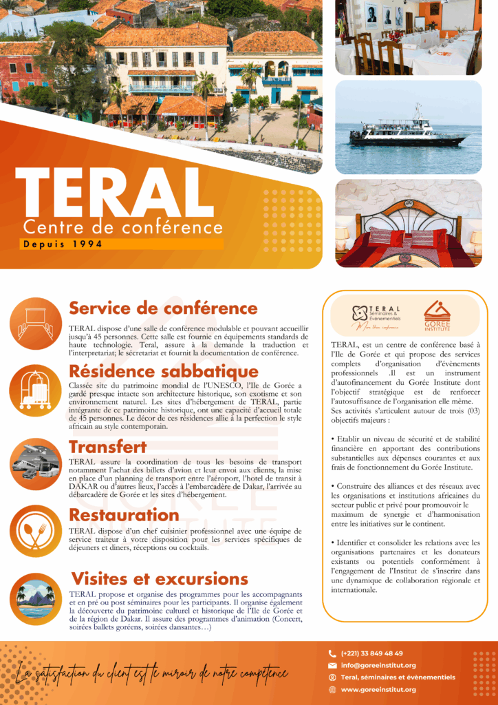 Centre de conférence TERAL 1 TERAL centre de conference.FLYERS