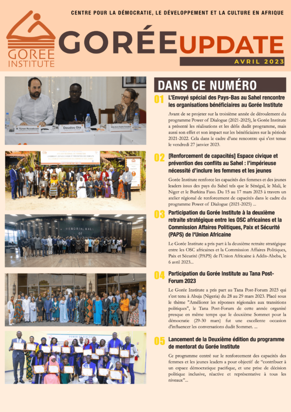 Gorée Update | Avril 2023