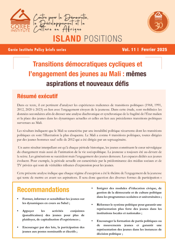 Island Positions vol. 011-Février-2025