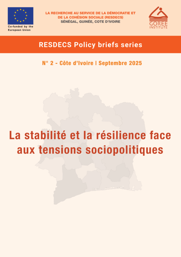 RESDECS Policy Brief Series - Côte d'Ivoire #2 - Septembre 2025 - La stabilité et la résilience face aux tensions sociopolitiques